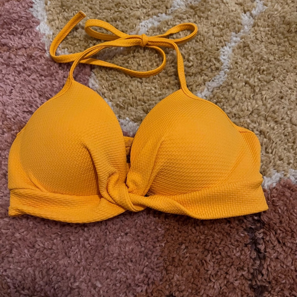 Shade & Shore Orange Bikini Top